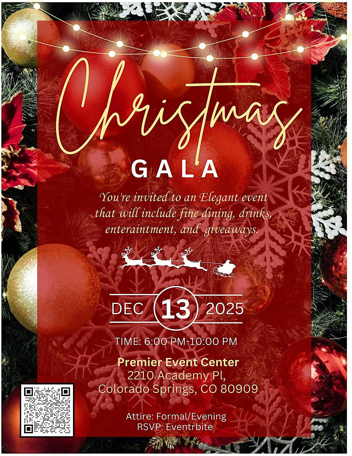 Christmas Gala (Formal\/Dinner and Drinks Included)