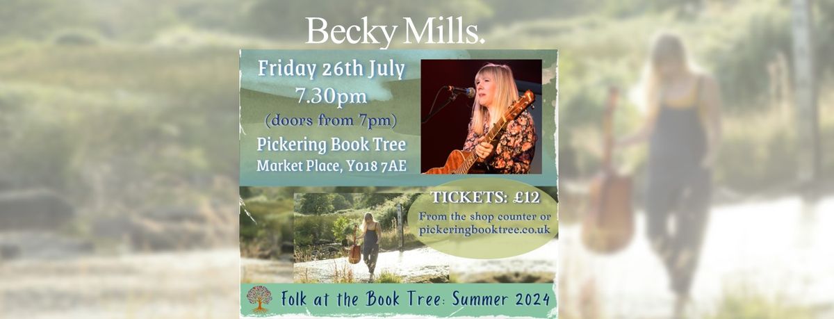 Becky Mills at "Pickering Book Tree"