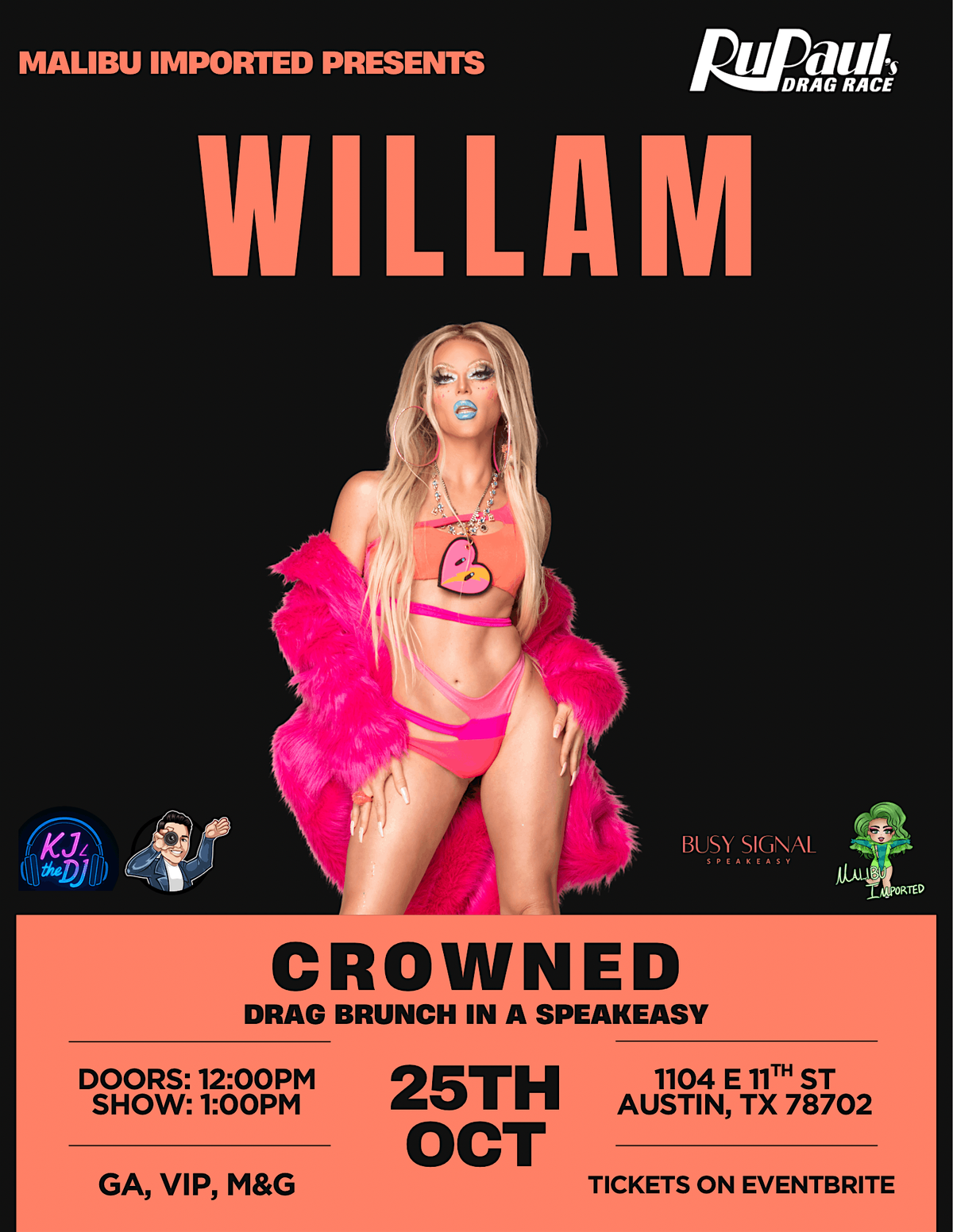 CROWNED Drag Brunch: WILLAM