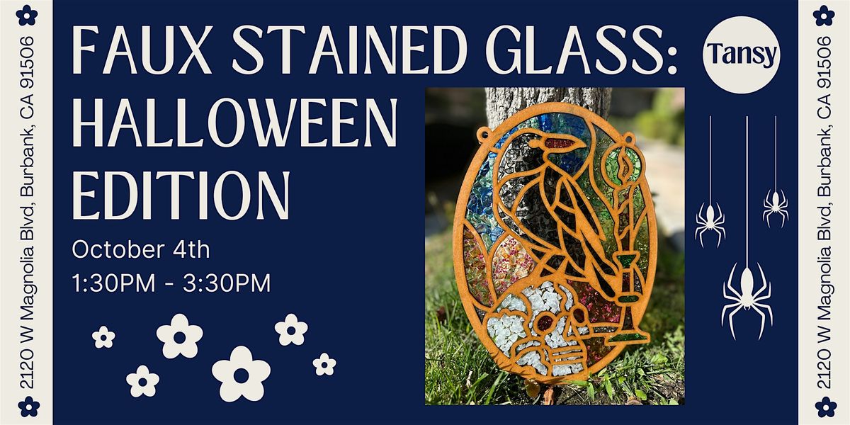 Faux Stained Glass: Halloween Edition