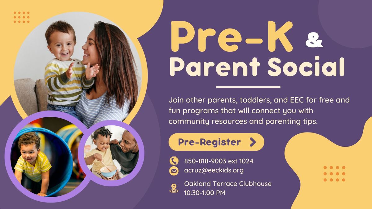 Pre-K & Parent Social 