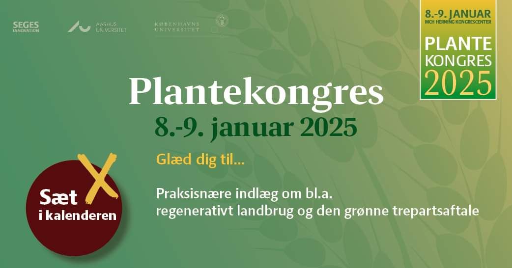 Plantekongres med Institut for Agro\u00f8kologi 