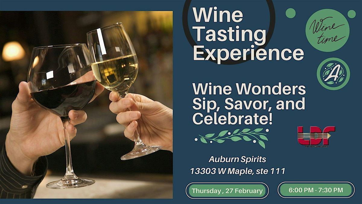 Wine Wonder Educational Tasting