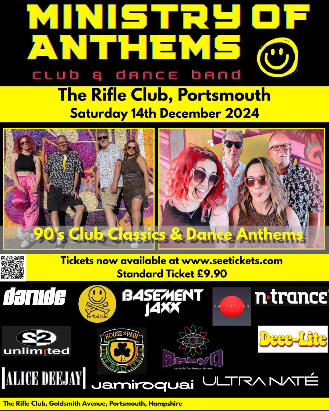 The Ministry of Anthems live at the Rifle Club Portsmouth 