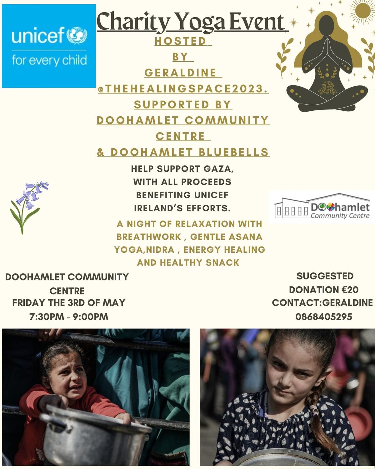  Charity Yoga Event An evening of rest & relaxation