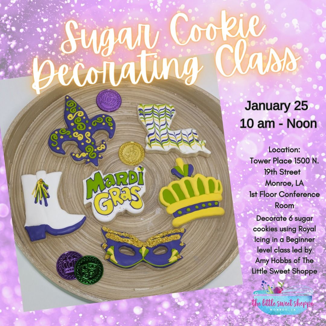 Mardi Gras Sugar Cookie Decorating Class