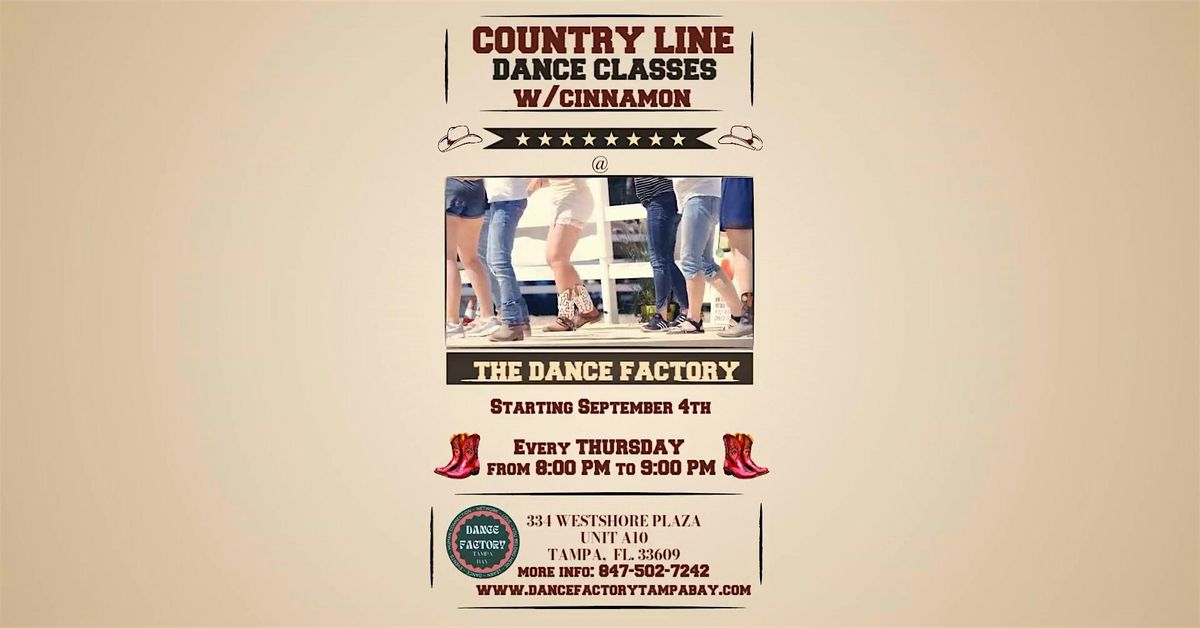 Country Line Dancing w\/ Cinnamon!