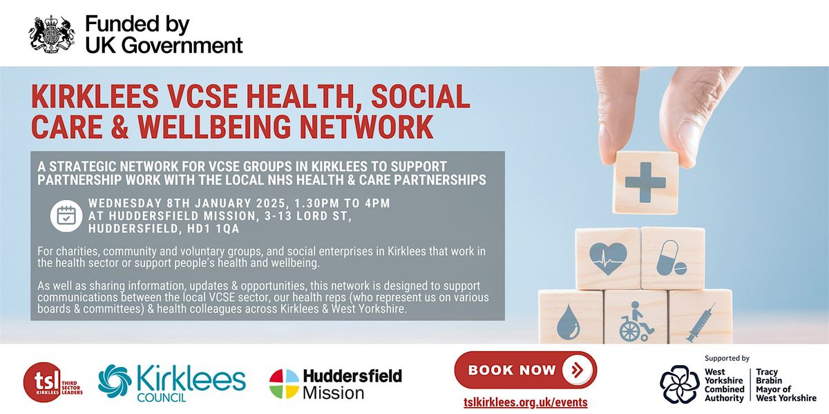 Kirklees VCSE Health, Social Care & Wellbeing Network