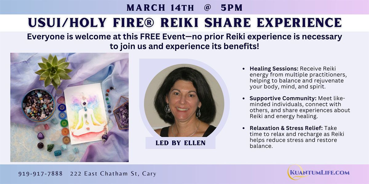 Usui\/Holy Fire\u00ae Reiki Share Experience