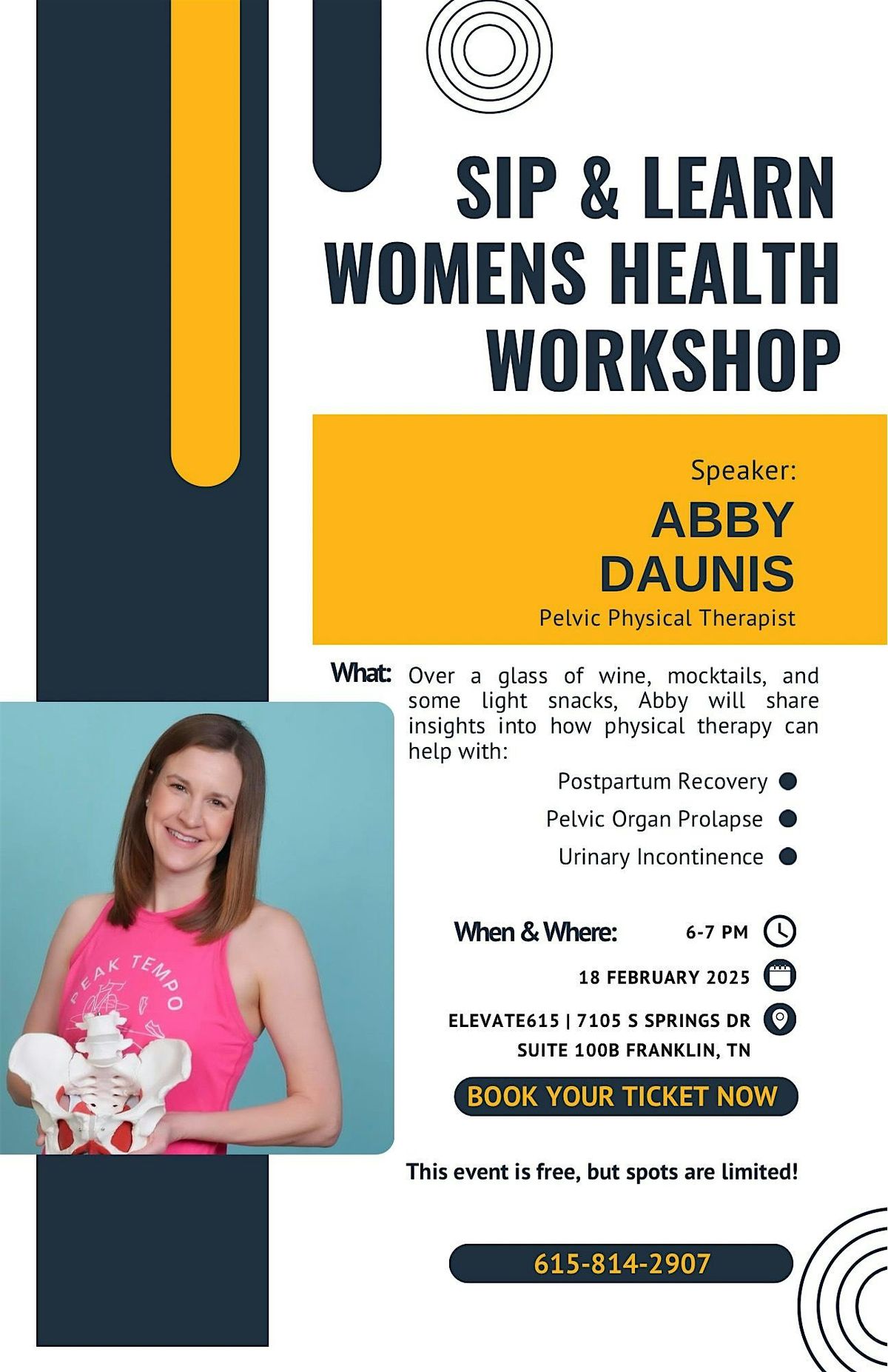 Sip & Learn Women's Health Workshop