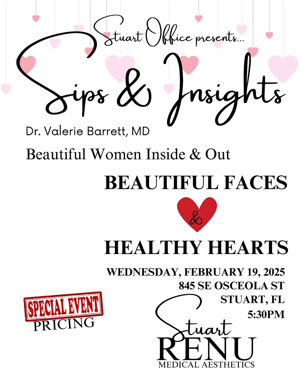 Sips & Insights: Beautiful Faces & Healthy Hearts