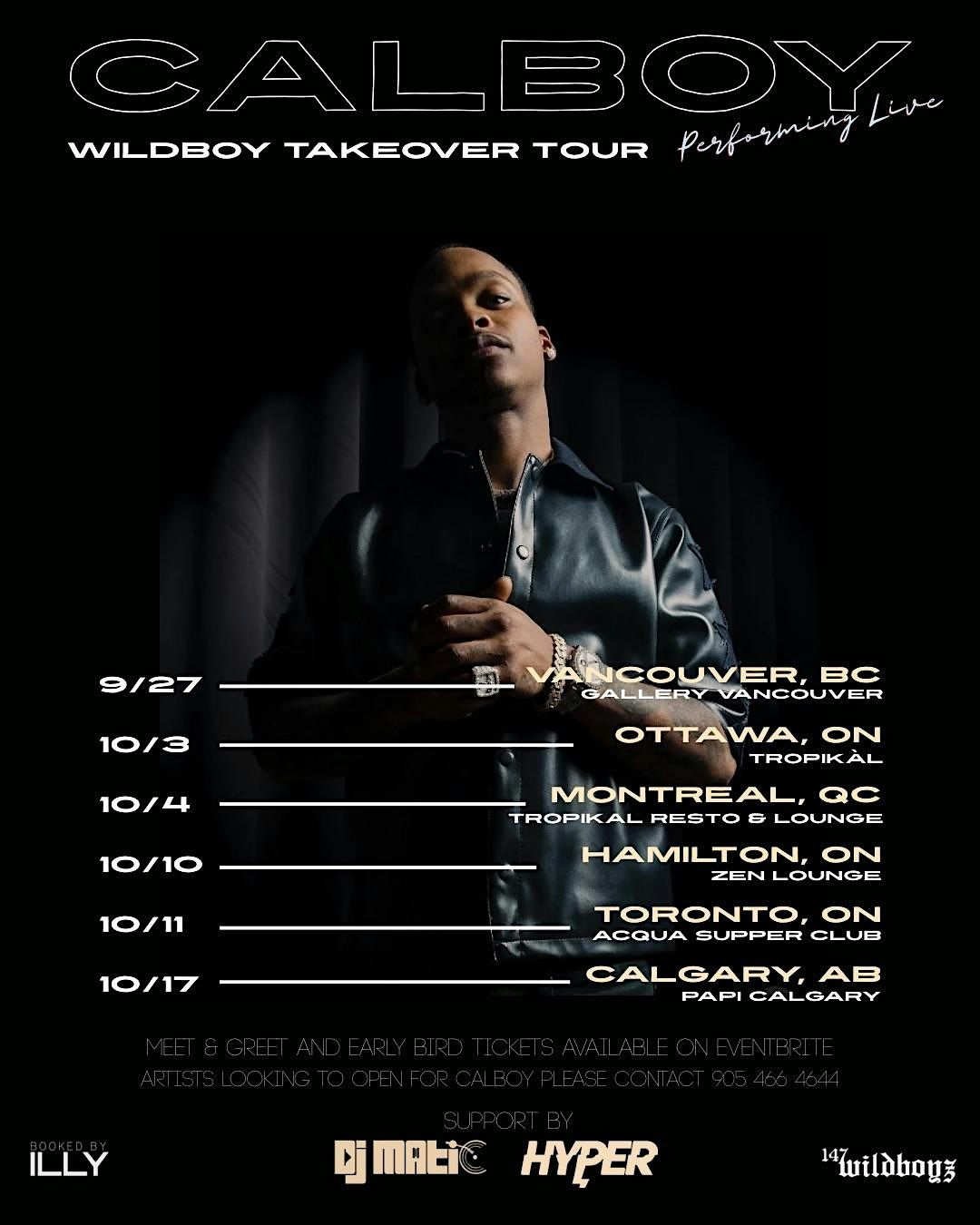 Calgary - Wildboy Takeover Tour, Featuring Calboy
