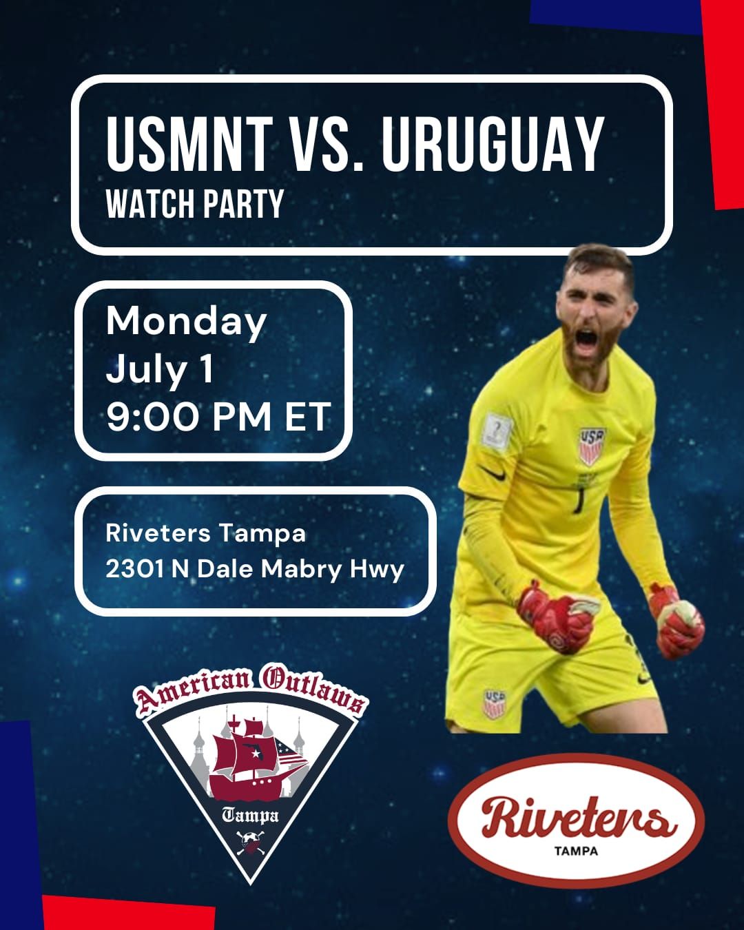 USMNT vs Uruguay Copa America Watch Party