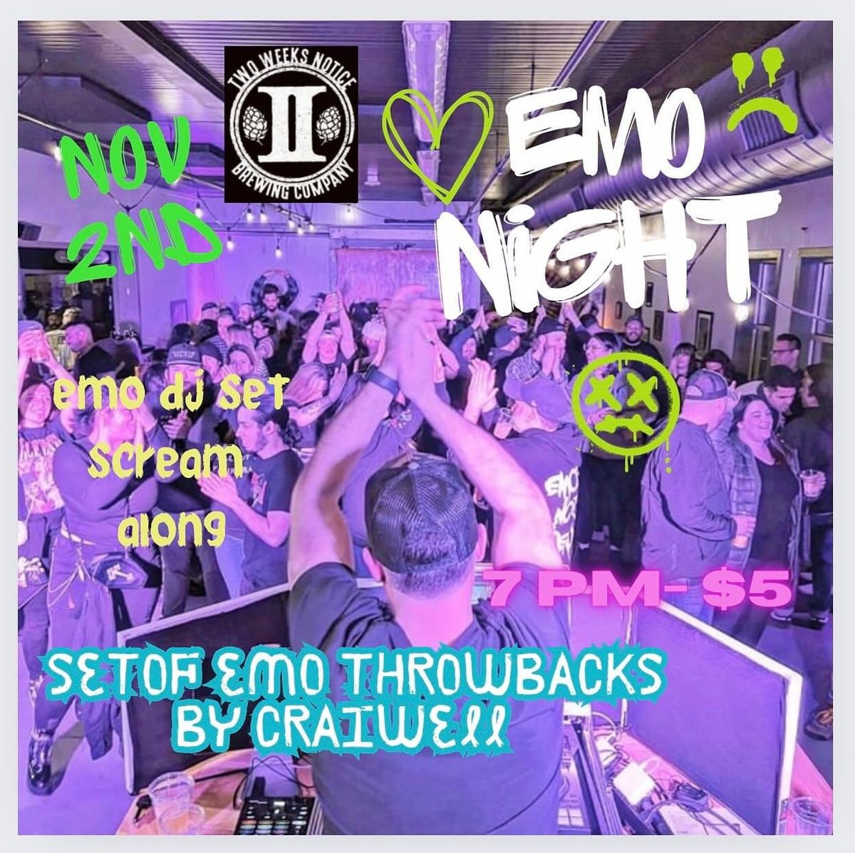 EMO NIGHT RETURNS!!!! 