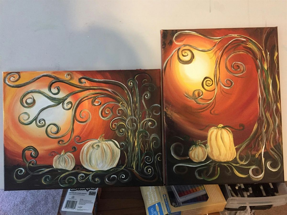 Pumpkin paint and sip