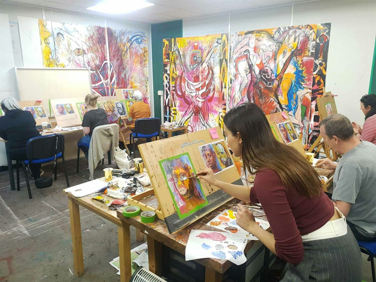 Abstract Painting in oils.
