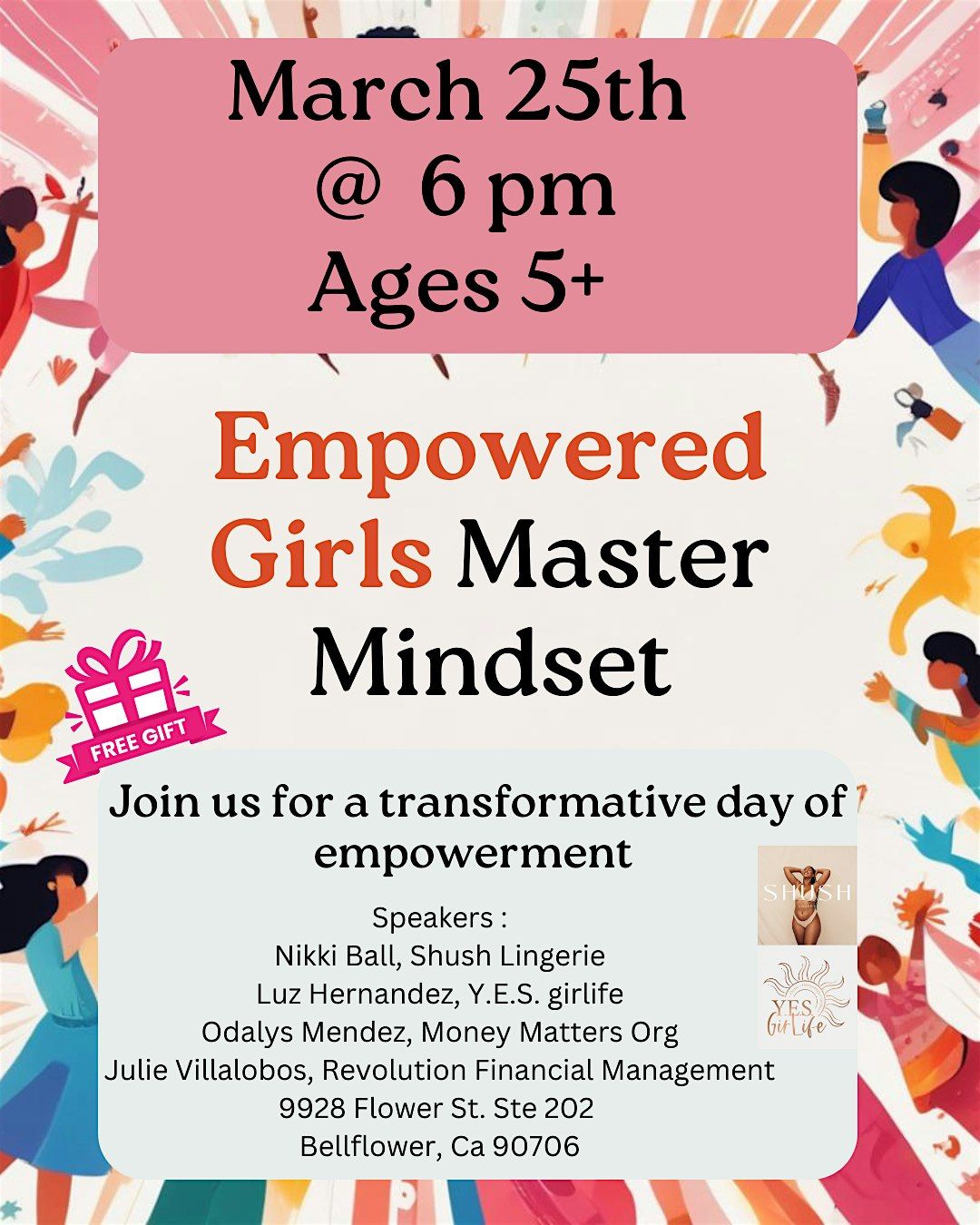 Empowered girls master mindset