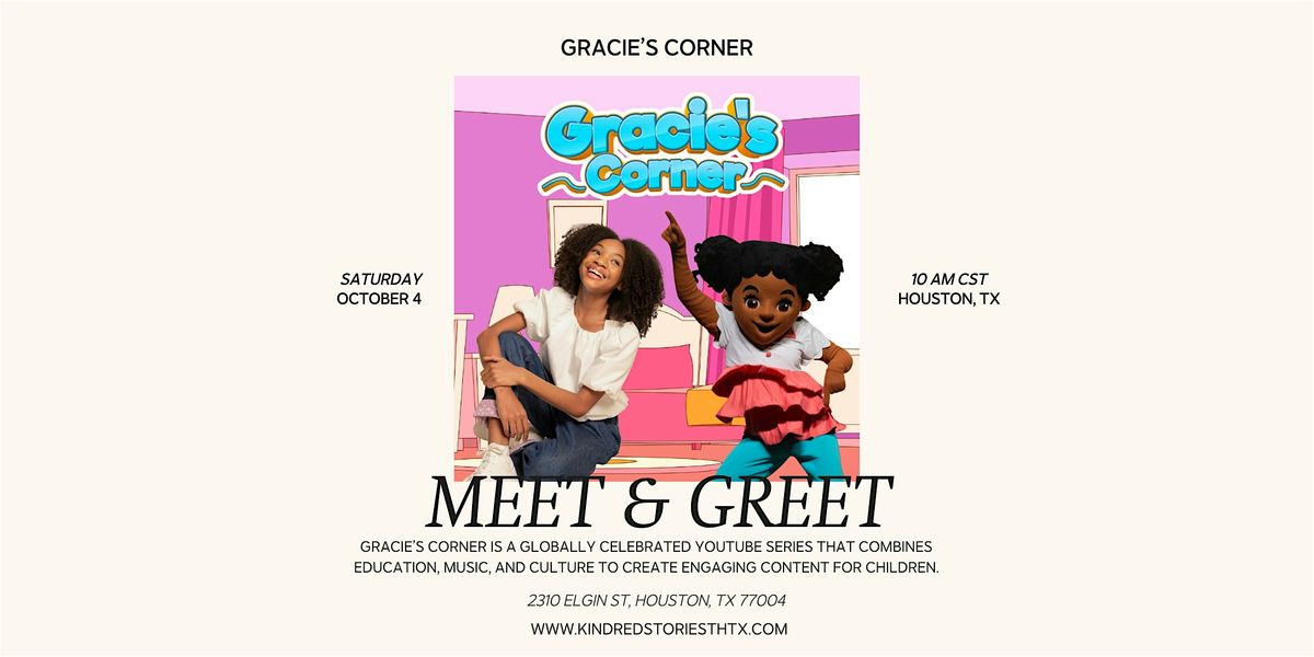 Today Is Gonna Be A Great Day! with Graceyn and the Gracie mascot!