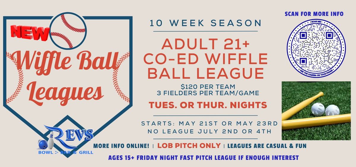 Wiffle Ball Friday Night Fast Pitch Start Date (6 weeks long)