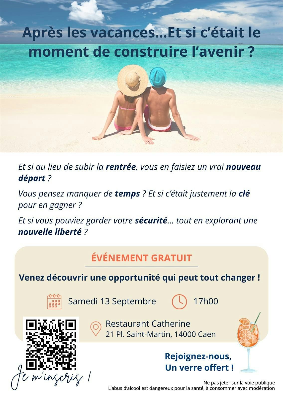 Apr\u00e8s les vacances\u2026Et si c'\u00e9tait le moment de construire l'avenir ?