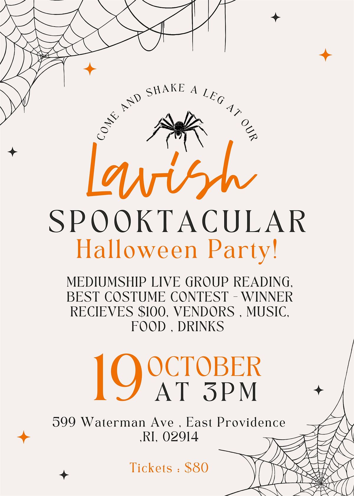 Lavish Spooktacular Halloween Party