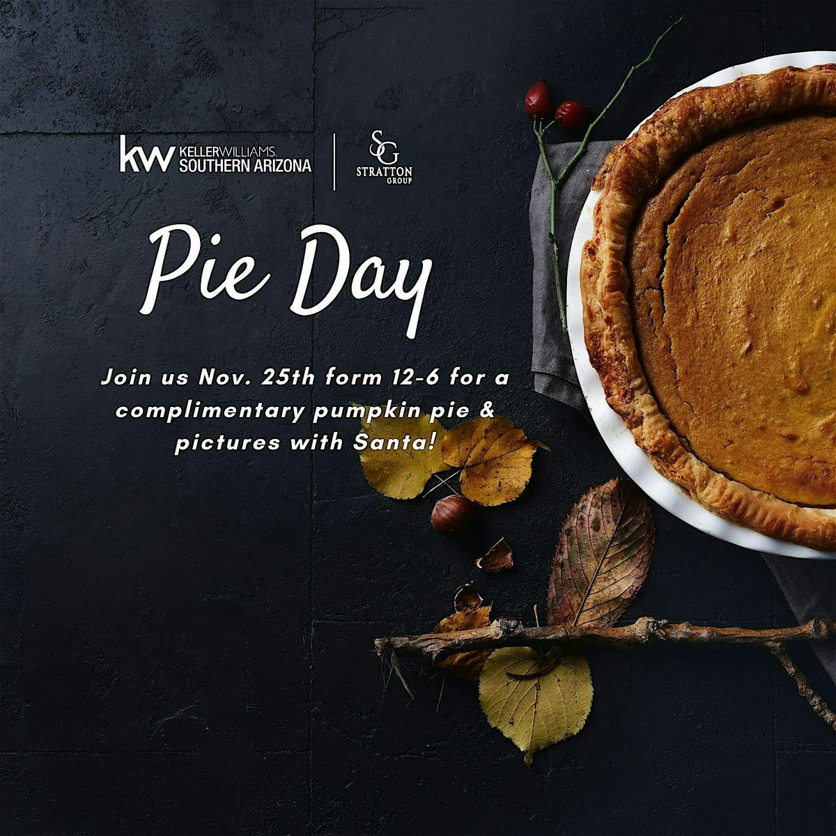 Stratton Real Estate Group \u2013 Pie Day with Santa