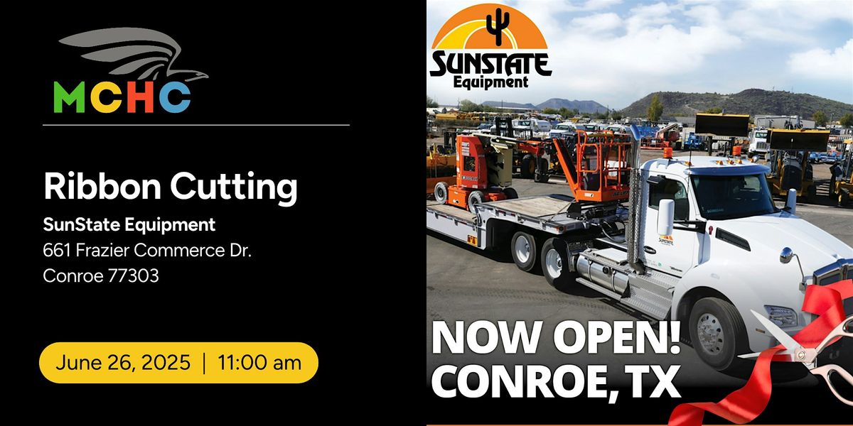 Ribbon Cutting - Sunstate Equipment