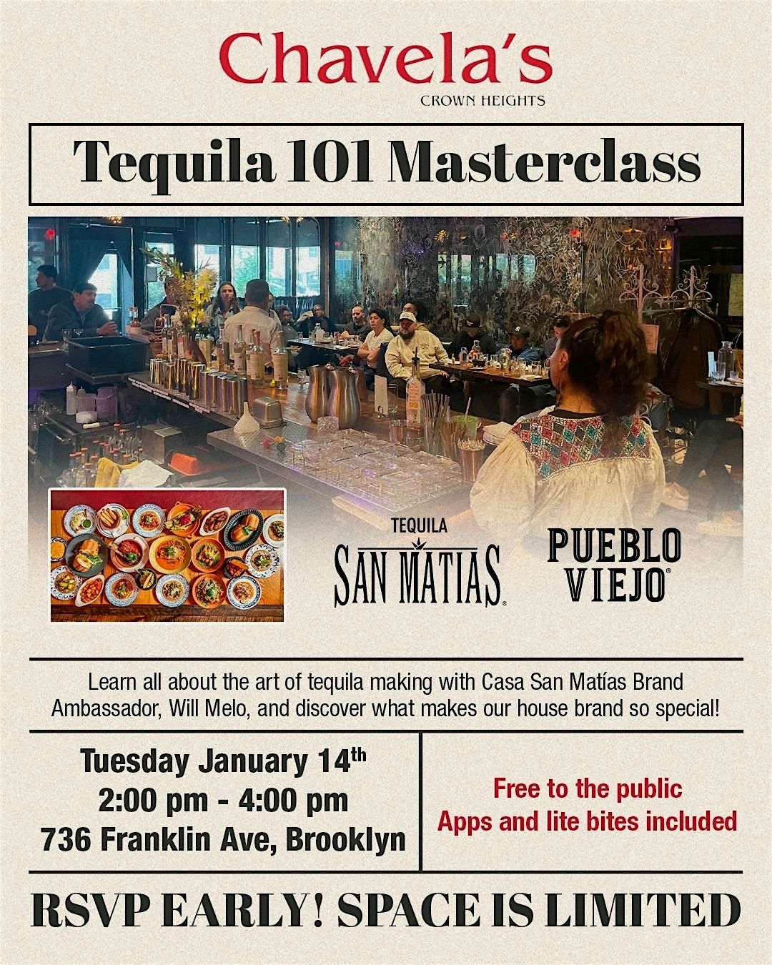 Tequila 101 masterclass with casa san matias