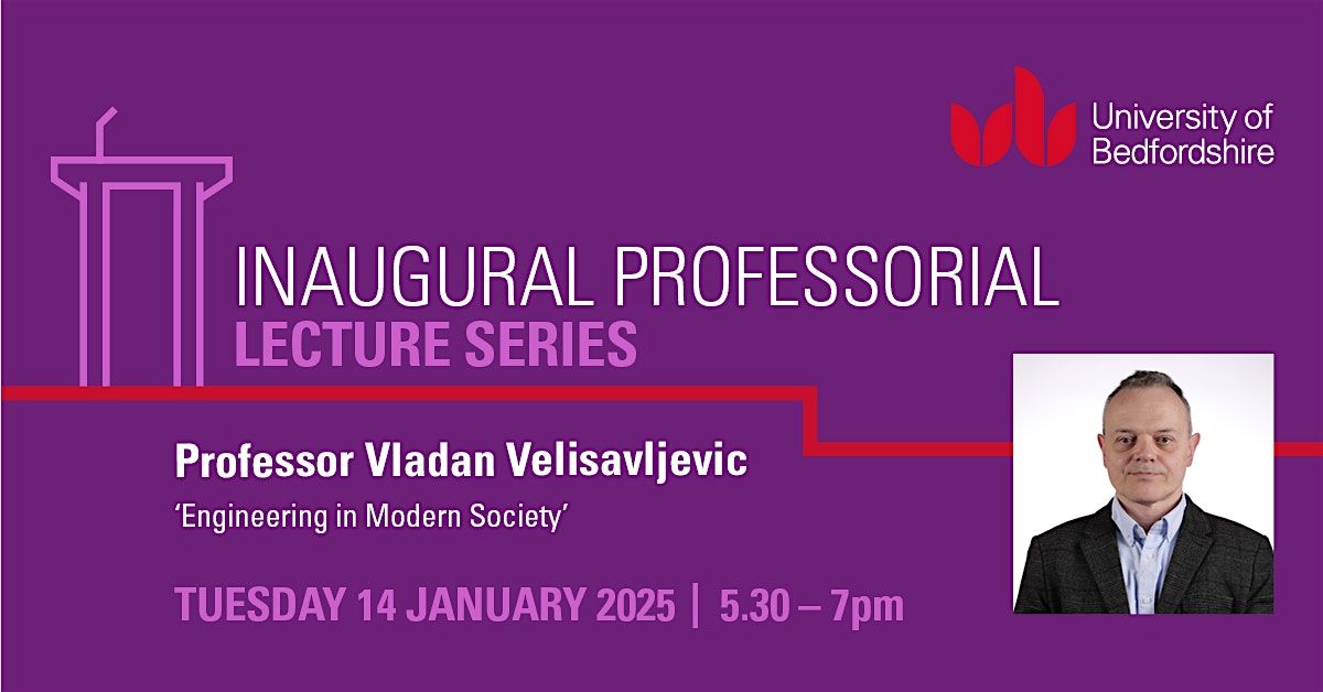 Inaugural professorial lecture of Professor Vladan Velisavljevic