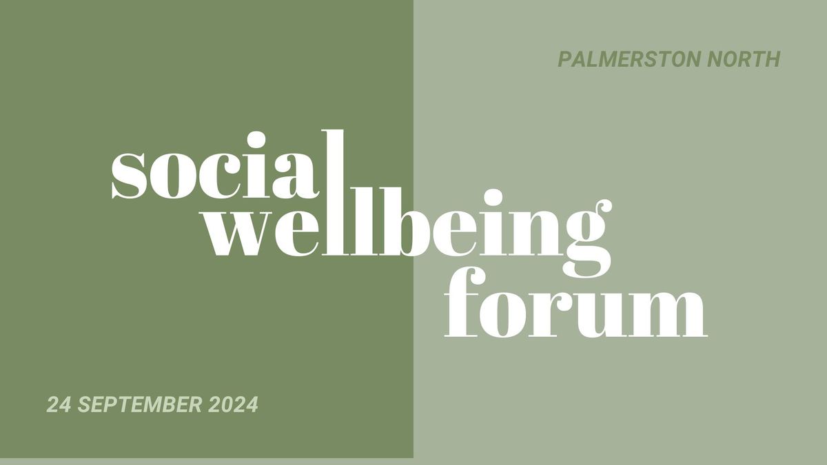 Palmerston North Social Wellbeing Forum