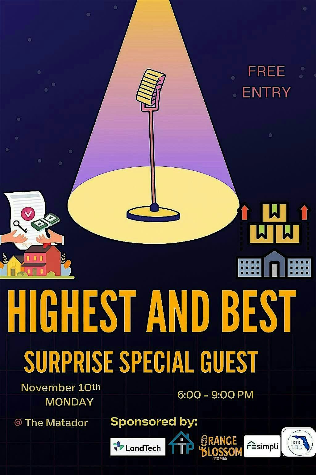 Highest and Best November 10th