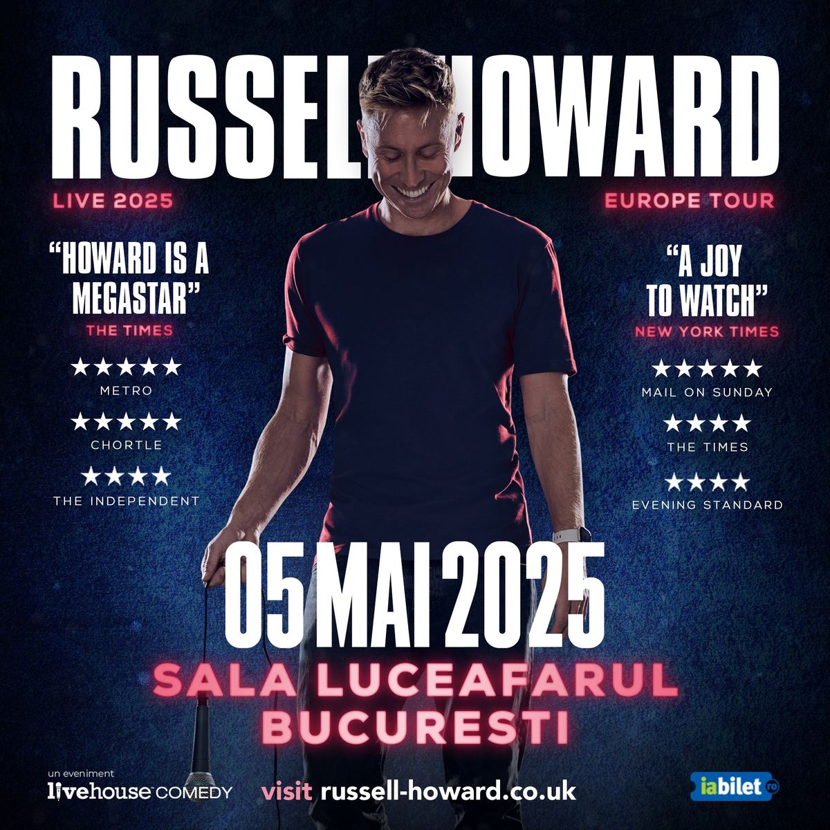 Russell Howard Live in Bucharest