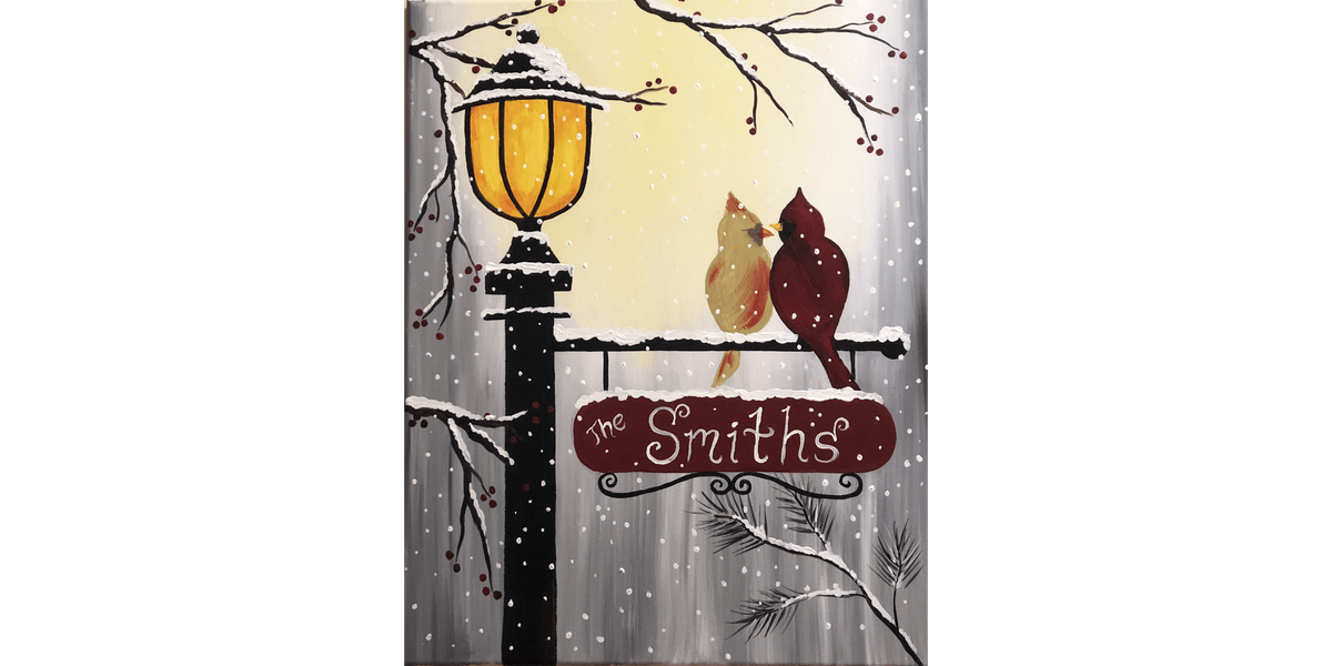 Cozy Winter Love - Paint and Sip in Fishkill | Classpop!\u2122