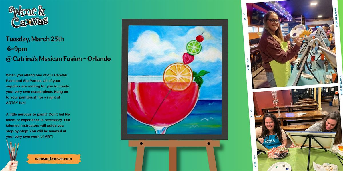 Orlando Paint Night \u2013 Fiesta Margarita