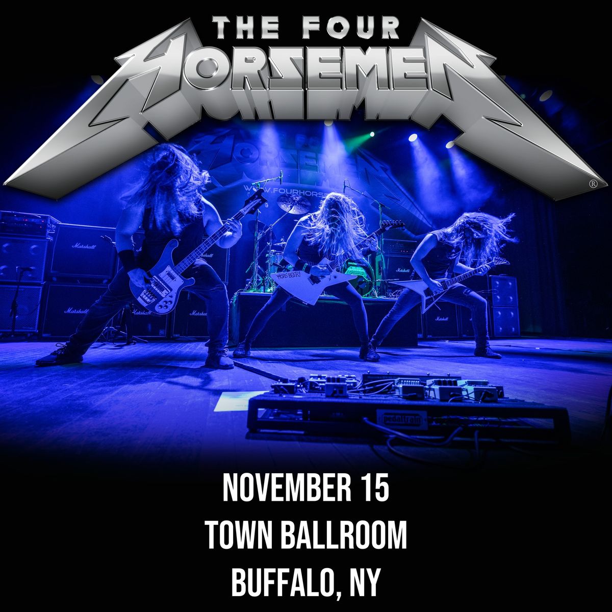 The Four Horsemen \u2013 The Only Album Quality Metallica Tribute at Town Ballroom