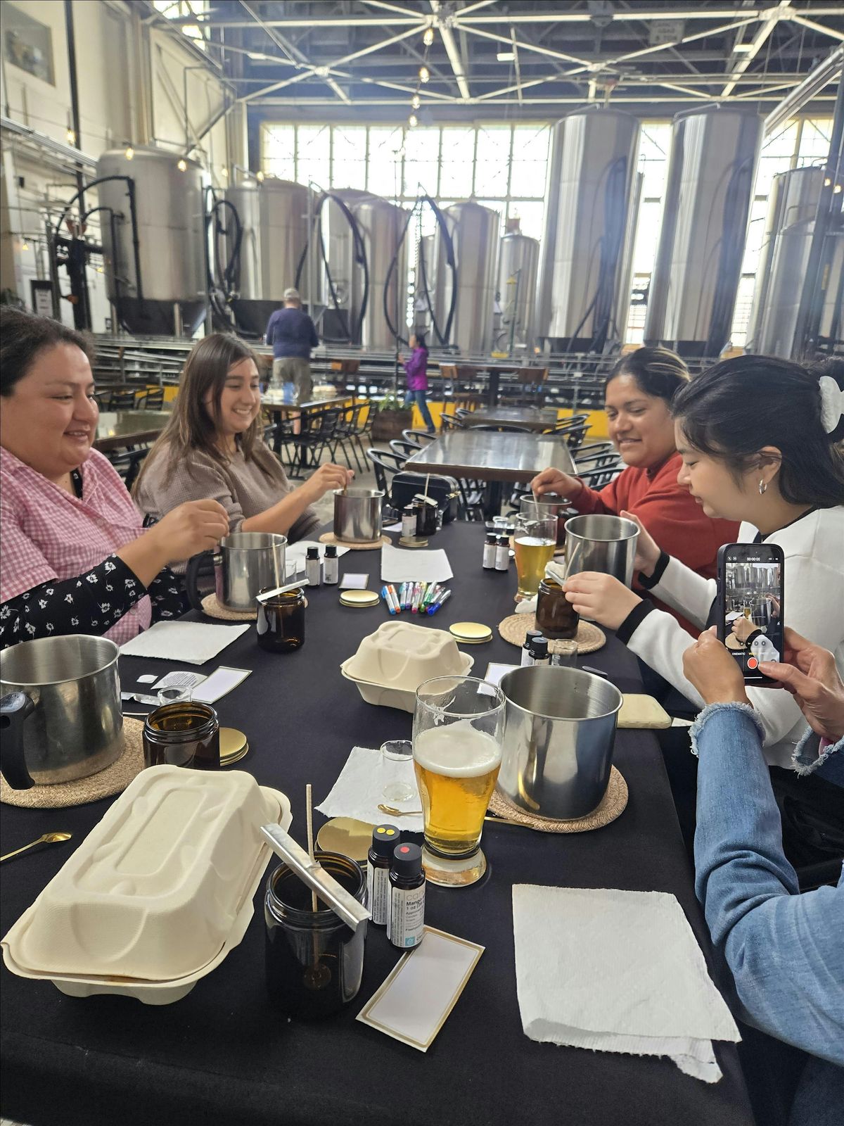 Candles & Wine: candle making class at Angeleno Wine Company!
