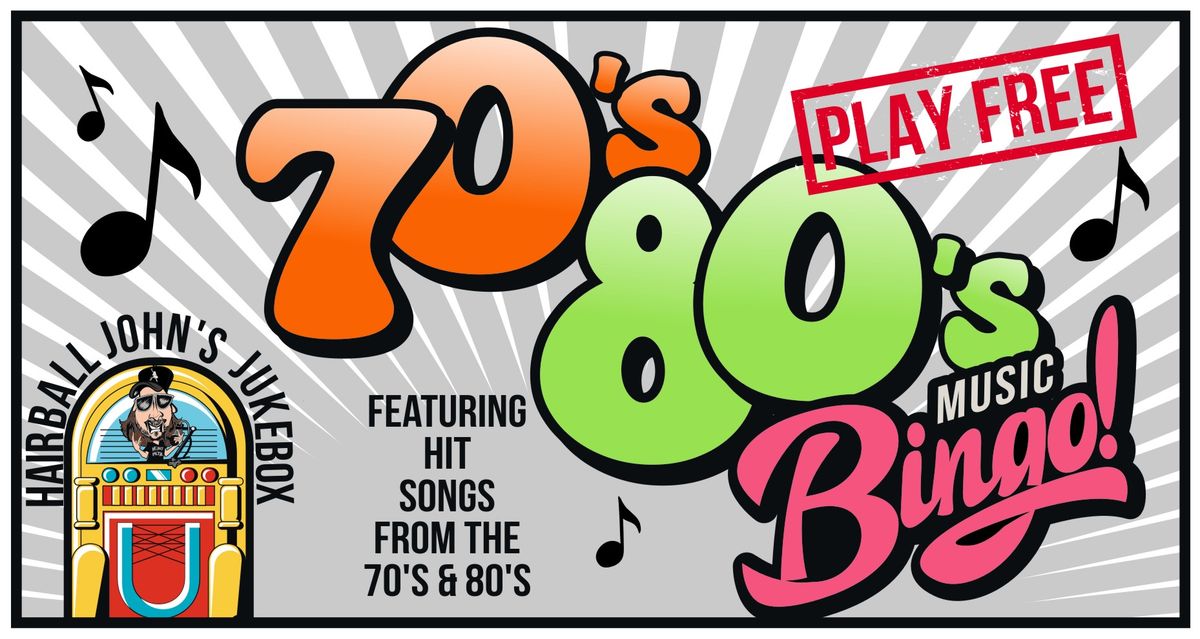 70's & 80's Jukebox Music Bingo at Wanigan Eatery