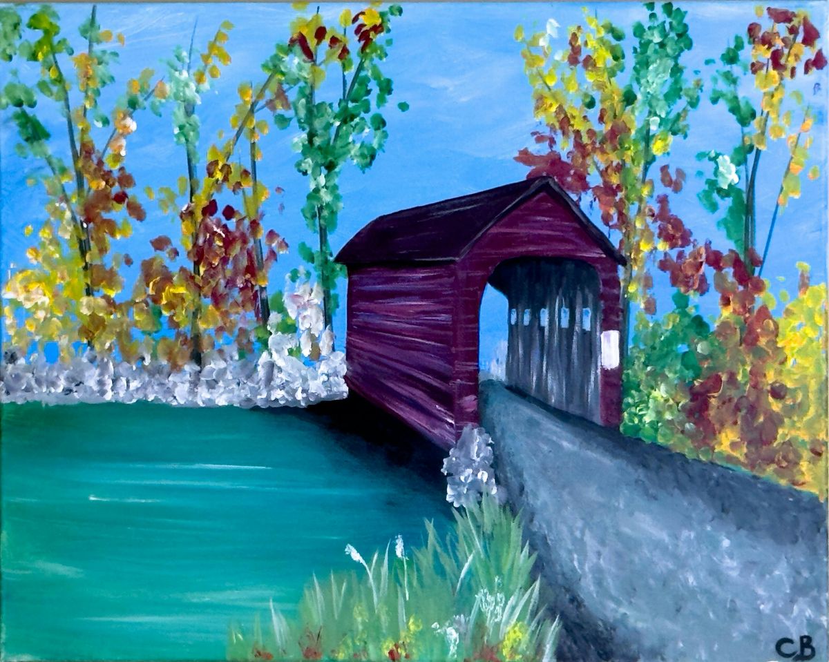 Toledo Paint & Sip Party \u2013 Fall Covered Bridge