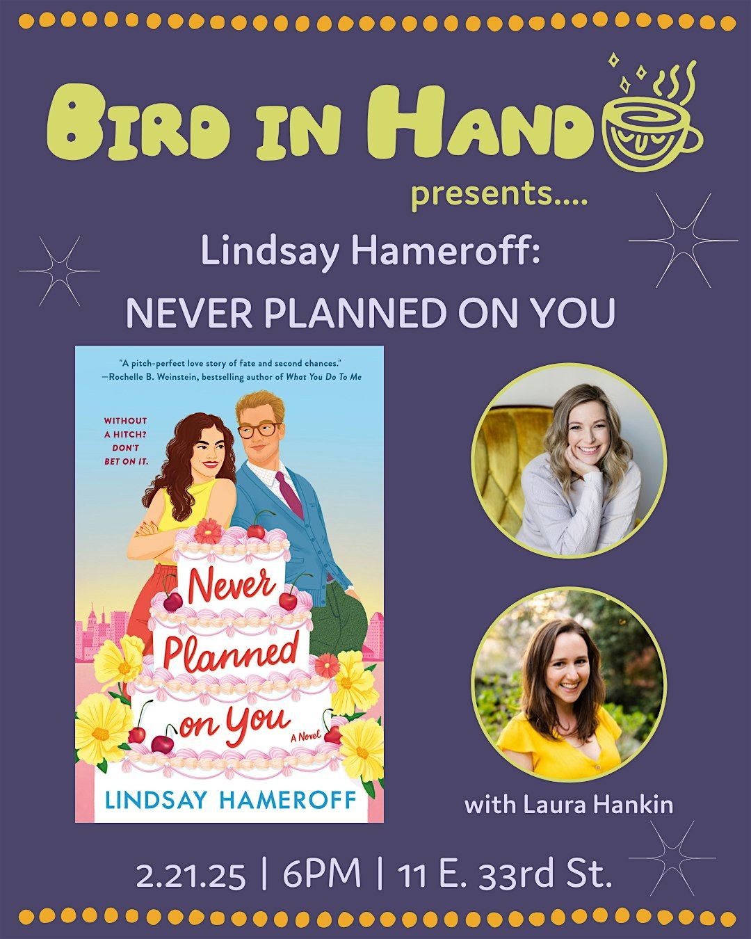 Lindsay Hameroff: NEVER PLANNED ON YOU (with Laura Hankin)