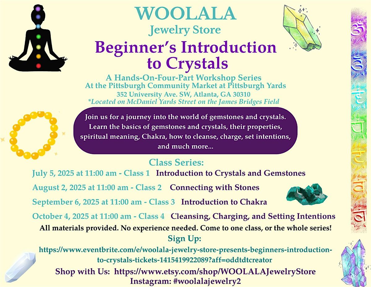 WOOLALA Jewelry Store Presents: Beginner's Introduction to Crystals