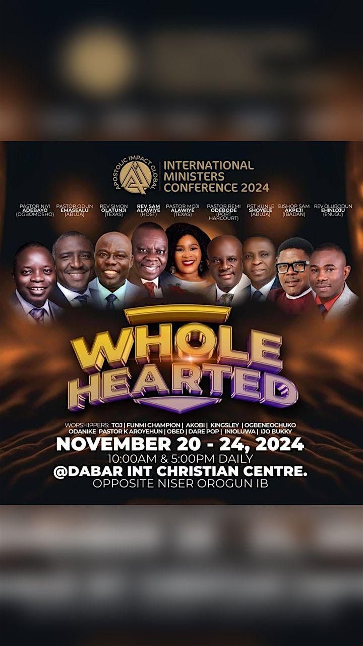 Apostolic Impact International Minister's Conference