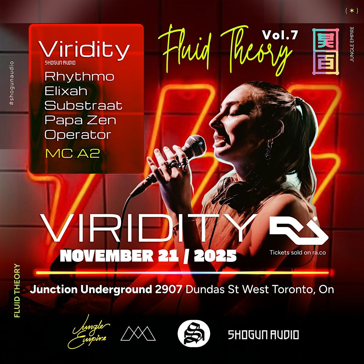 Jungle Empire and Fluid Theory present Viridity