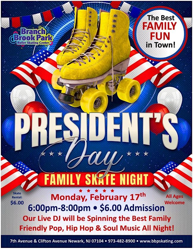 President\u2019s Day Family Skate Discounted