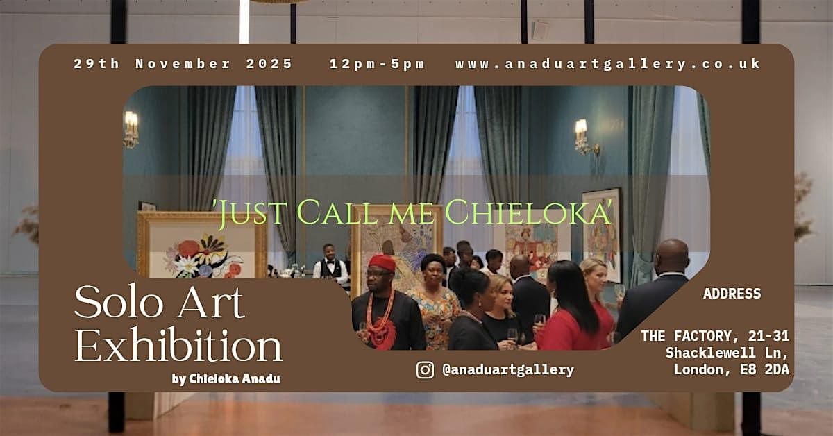 Chieloka Anadu x ARRIVAL Gallery Exhibition