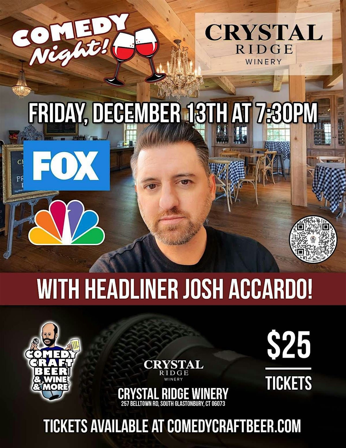 Comedy Night at Crystal Ridge Winery