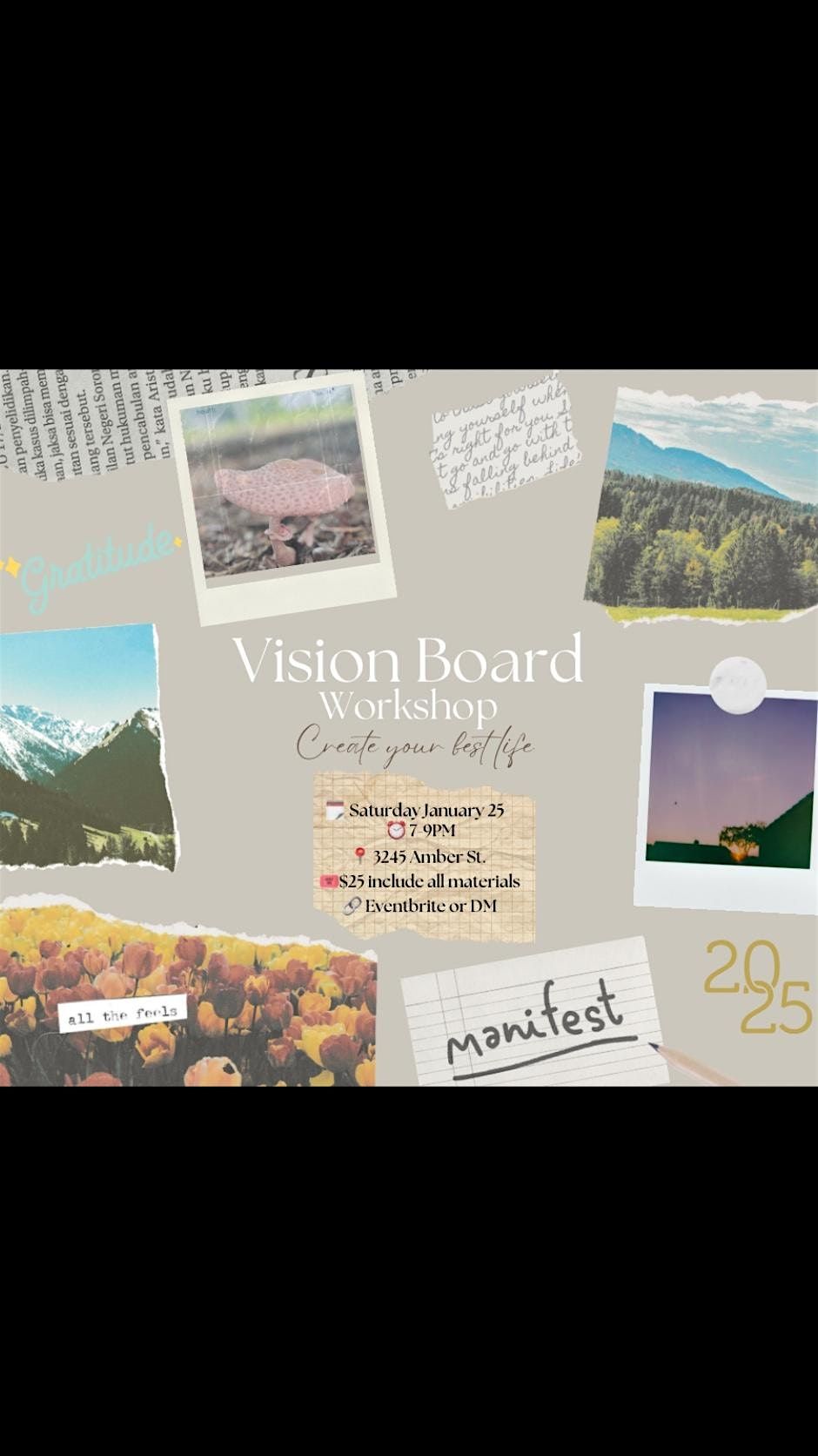 \u2728Vision Board Workshop \u2728