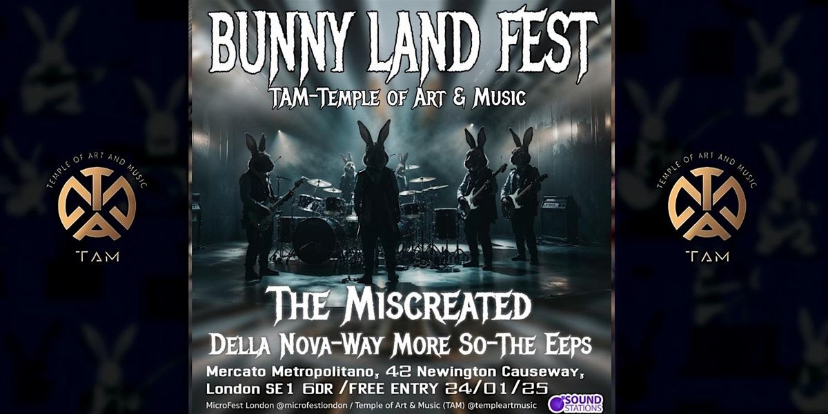 Bunny Land Fest: A Night of Indie Rock & Experimental Music