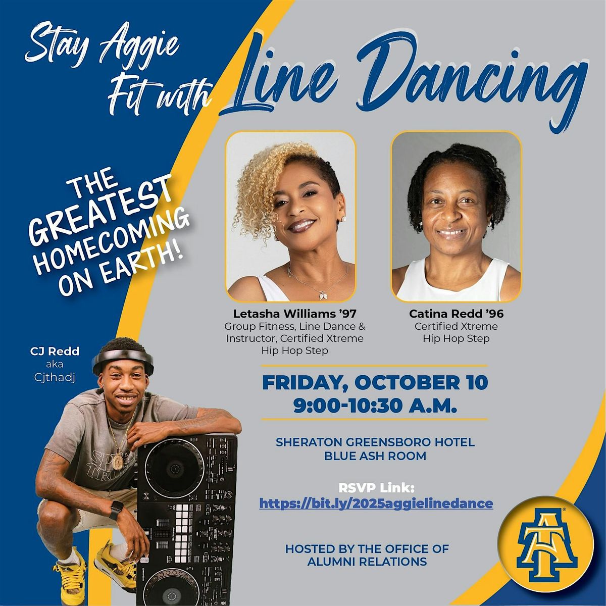 Line Dance Class with Letasha Williams  and Catina Redd