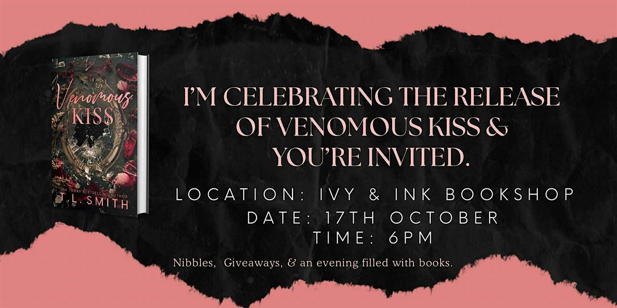 T.L. Smith Book Release Party For Venomous Kiss!