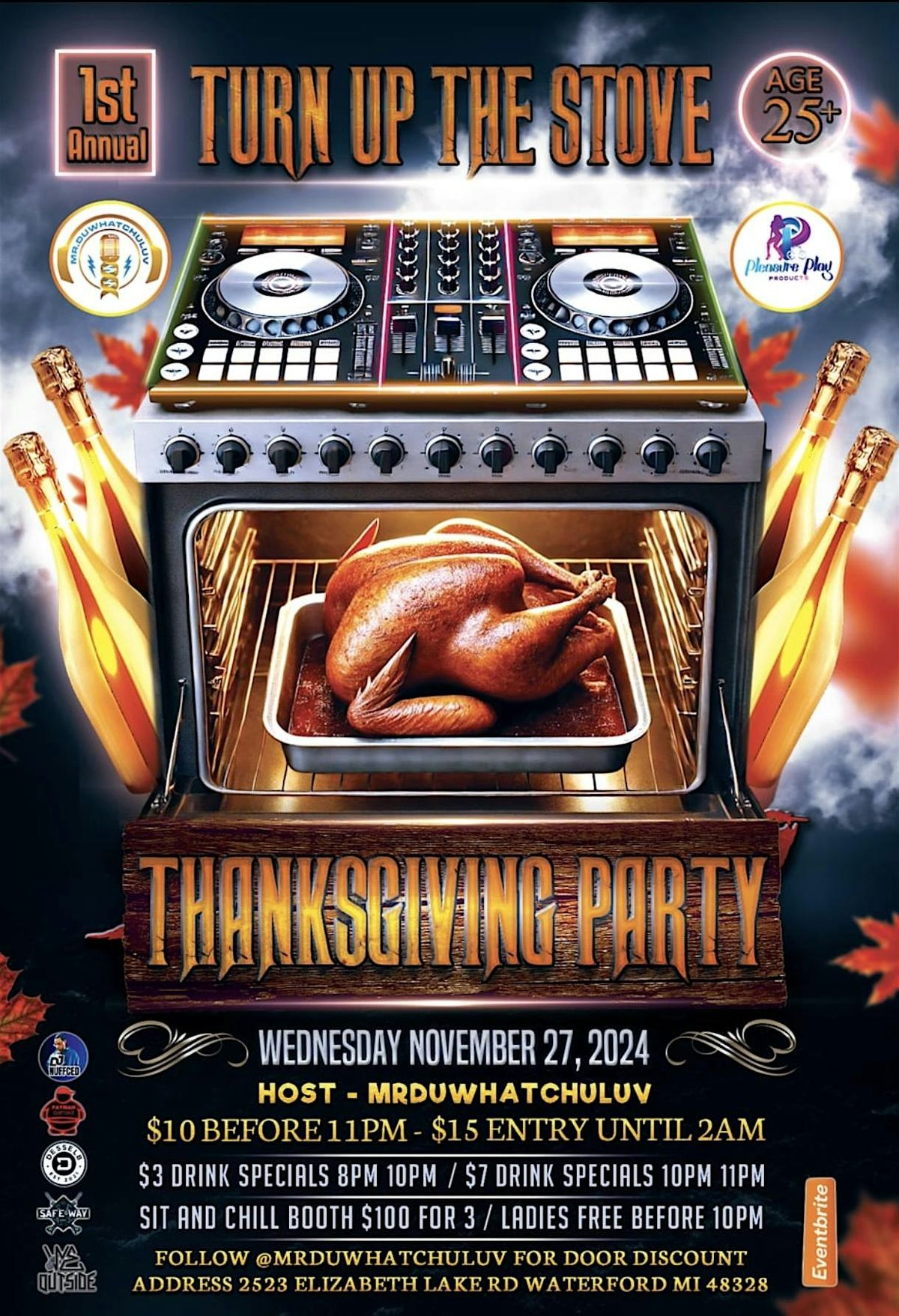 Turn up the stove thanksgiving party